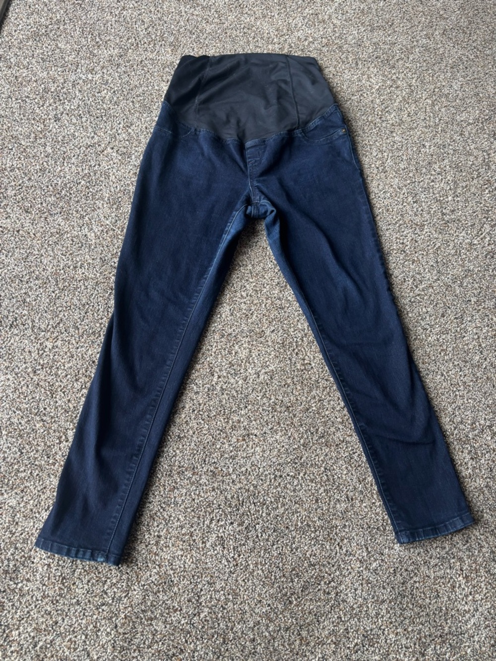 Isabel Maternity jeans Womens Size 8 29R Dark Wash Over Belly Stretch Skinny